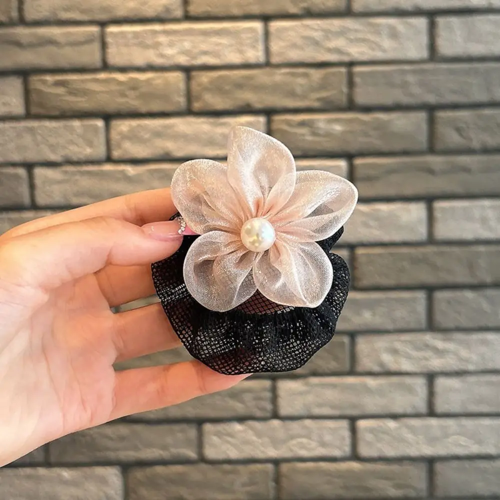 Принцесса Детская красочная тканевая сетка для волос выступления на сцене