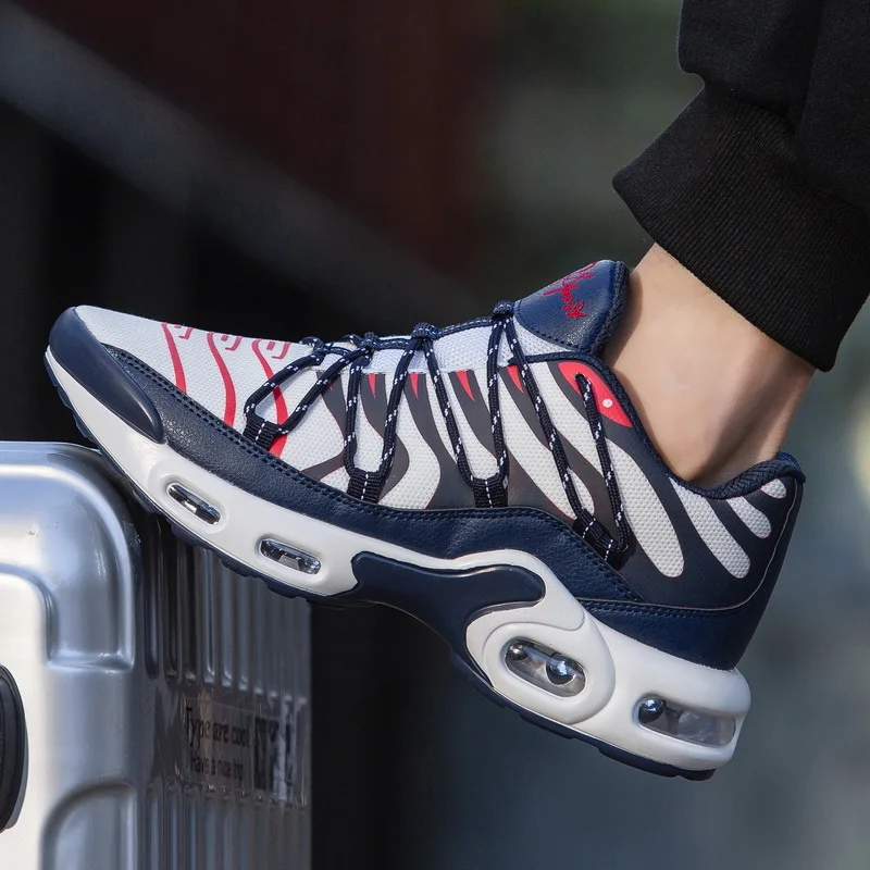 Xiaomi SALUDAS Men Casual Shoes Air Cushion Running Sneakers Breathable Vulcanize Shoes Tennis Shoes Non-slip Men's Sports Shoes