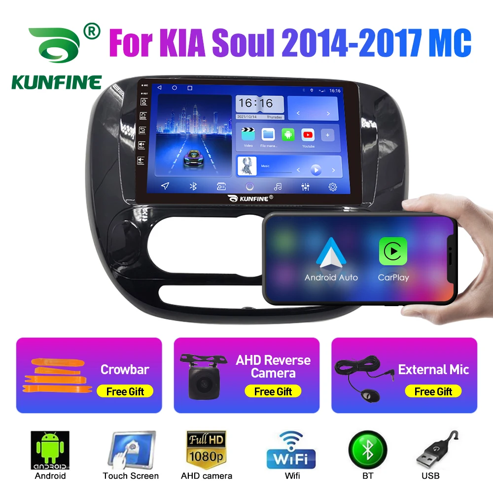 

Автомагнитола для KIA Soul 2014-2017 MC 2Din Android Восьмиядерный автомобильный стерео DVD GPS-навигатор плеер Мультимедиа Android Авто Carplay