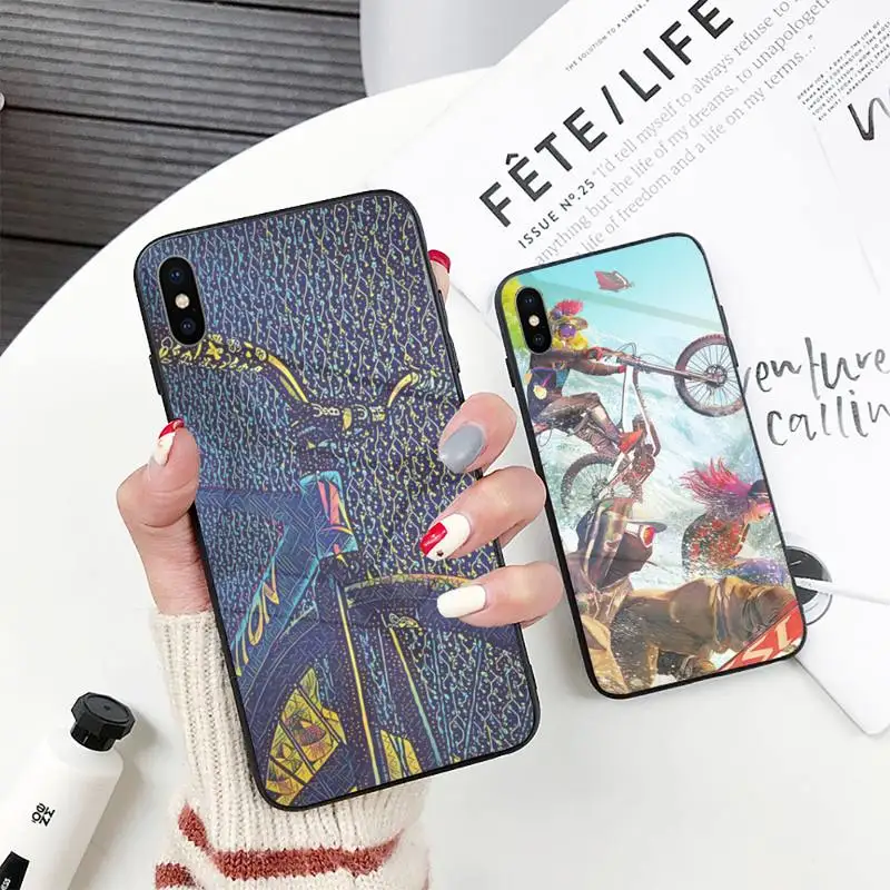 

Amazing Mountain Bike Bicycle MTB Phone Case For Iphone 7 8 Plus X Xr Xs 11 12 13 14 Se2020 Mini Promax Tempered Glass Fundas