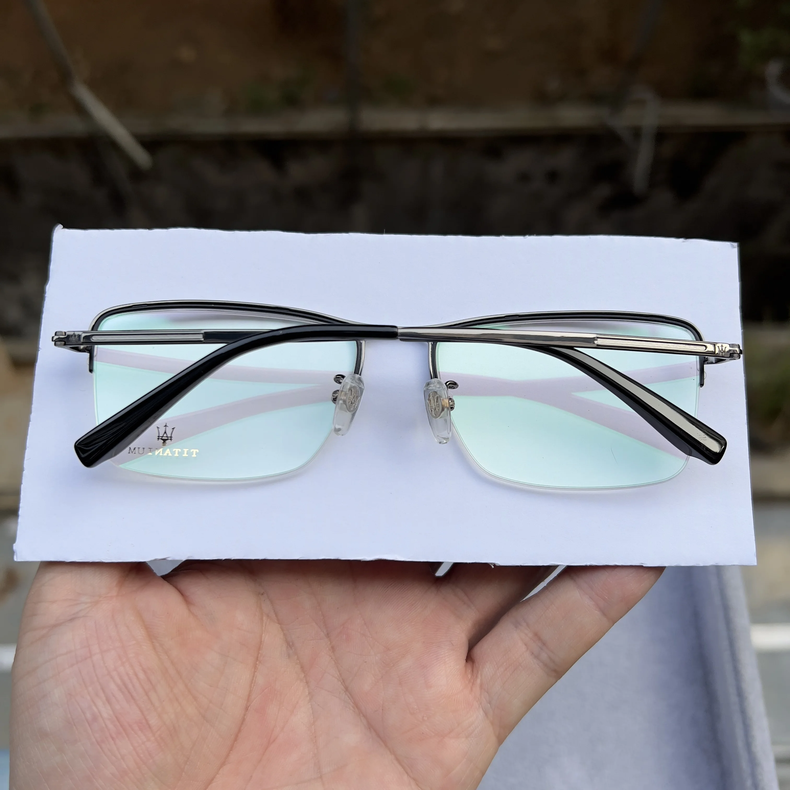 Мужские Роскошные брендовые дизайнерские очки из чистого титана для