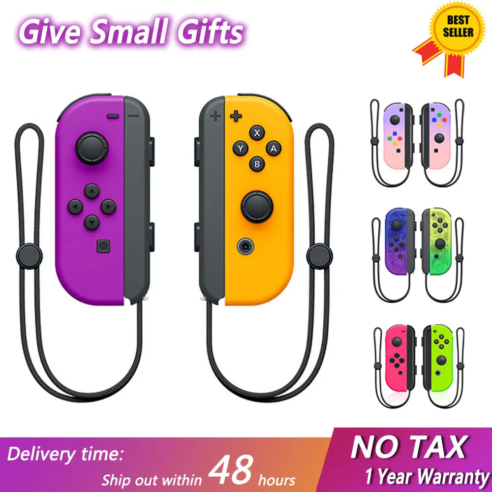 

Joy Con Switch Controller Wireless Bluetooth Left Right Bluetooth Gamepad For Switch With Straps Dual Vibration Joysticks Joypad