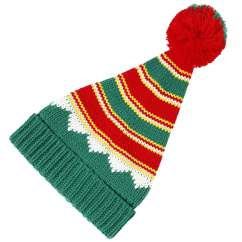 

Christmas Knitting Hat Womens Hats Caps Thermal Winters Warm Knitted Yarn Decorative Miss