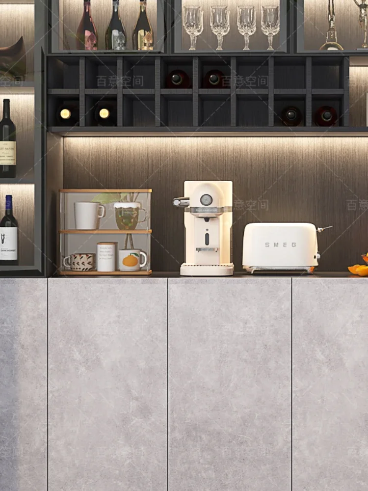 Обеденный боковой винный шкаф современный простой светильник роскошная