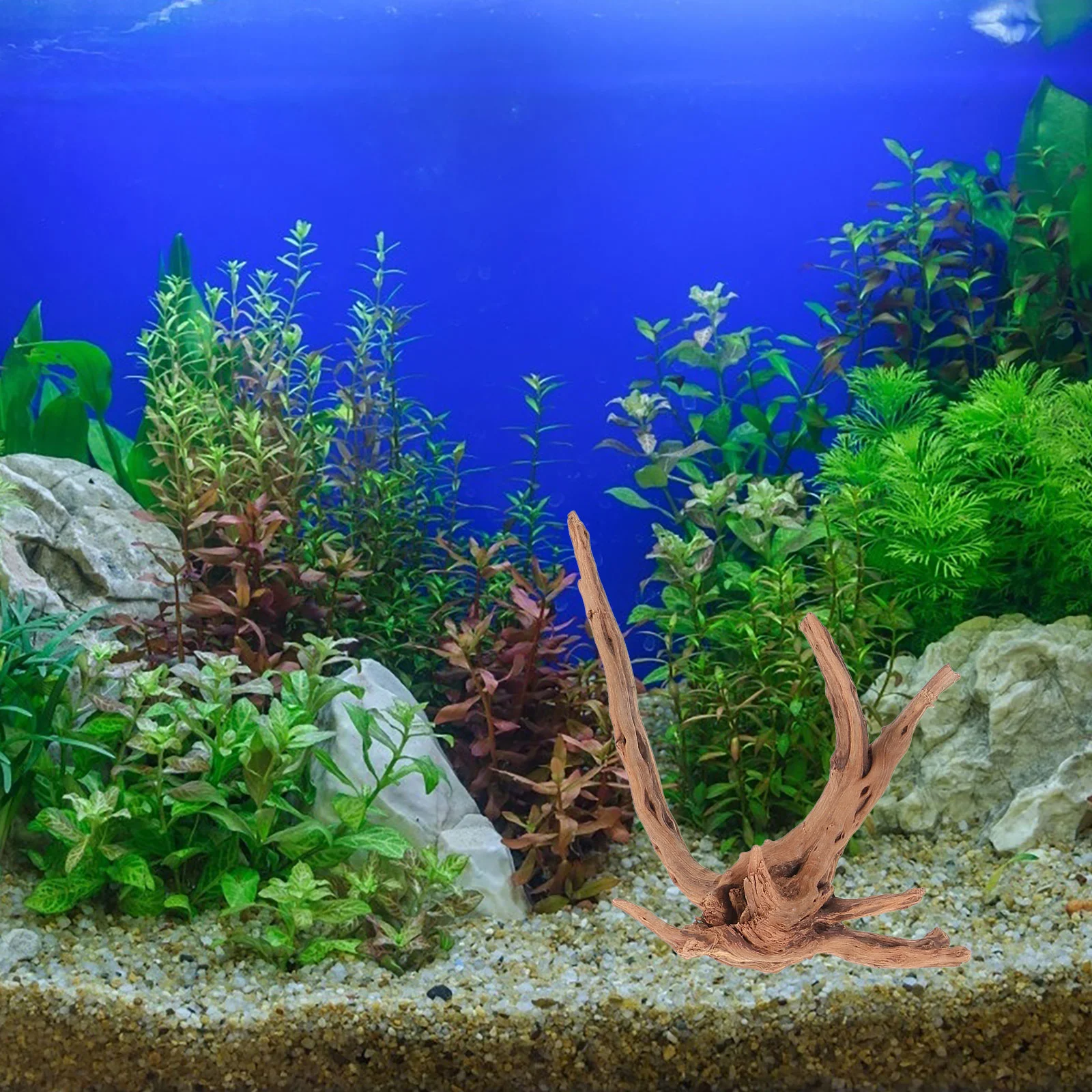 3 Pcs Landscaping Sunken Wood Driftwood Plant Aquariums Fish Tank Decoration Trunk Goods Artificial Glass Stones