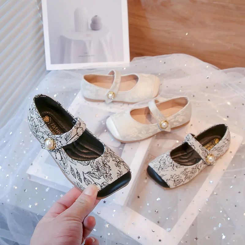 Туфли Мэри Джейн Принцессы Для Девочек Детская Повседневная Обувь Из Дышащей