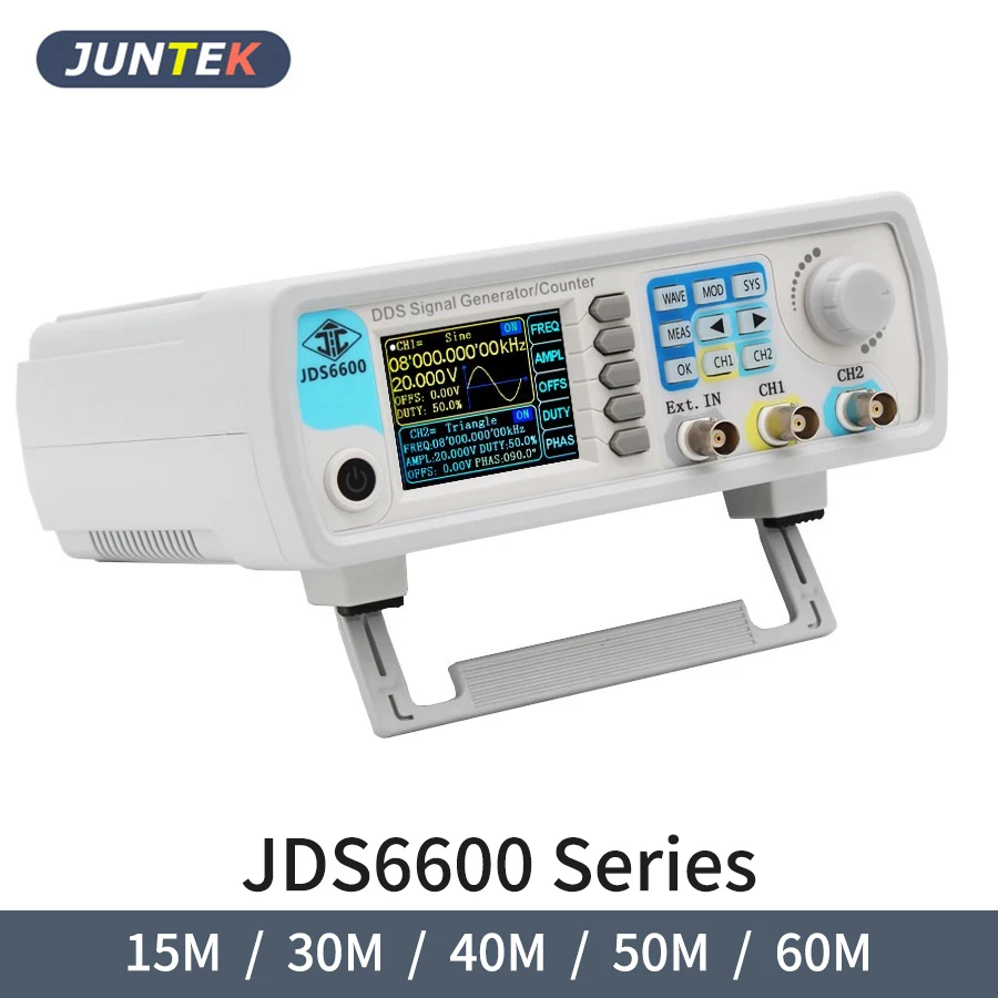 JDS6600 15/30/40/50/60MHz DDS Function Signal Generator/Sour