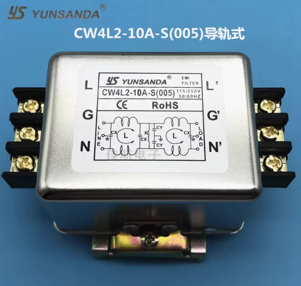 1 шт. CW4L2-3A-S(005) CW4L2-6A-S(005) CW4L2-10A-S (005) CW4L2-20A-S(005) CW4L2-30A-S(005) клемма двойного фильтра