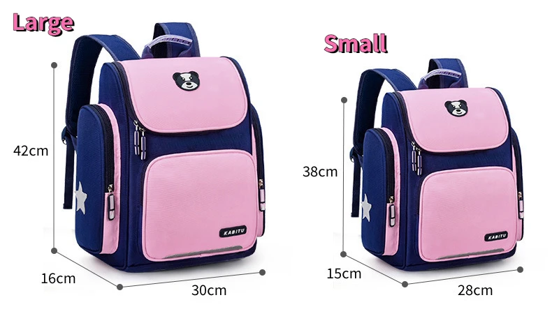 Grade 1-3-6 Primary School Students Backpacks for Girls Boys New High-capacity Children Oxford Fashion School Bags Waterproof