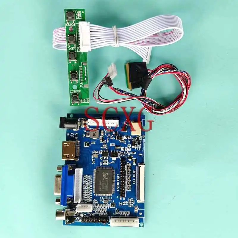 

LCD Display Screen Controller Driver Board Fit LP140WD1 LP140WD2 1600*900 LVDS 40-Pin DIY Kit 14" HDMI-Compatible AV VGA