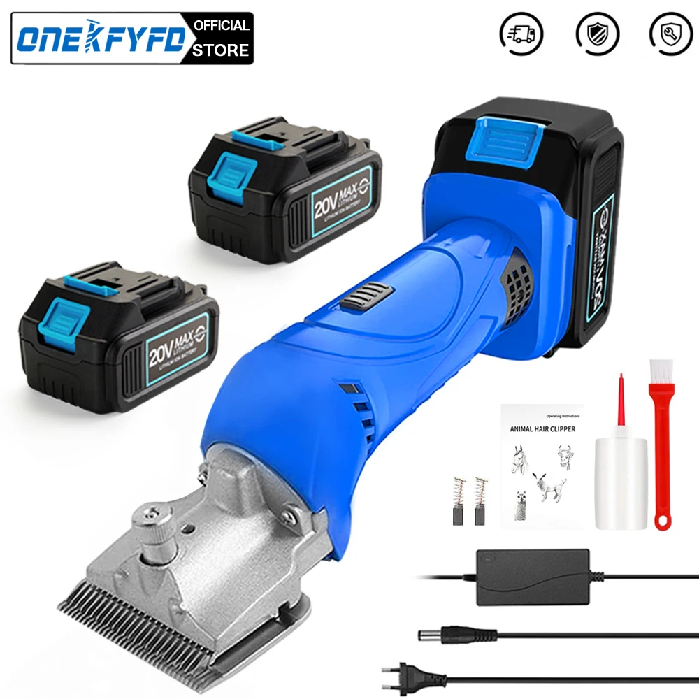 Беспроводные 6-скоростные 35 зубчатые электрические ножницы для шерсти