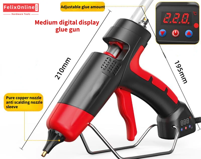 Клеевой пистолет 300-800 Вт 11 мм | Инструменты