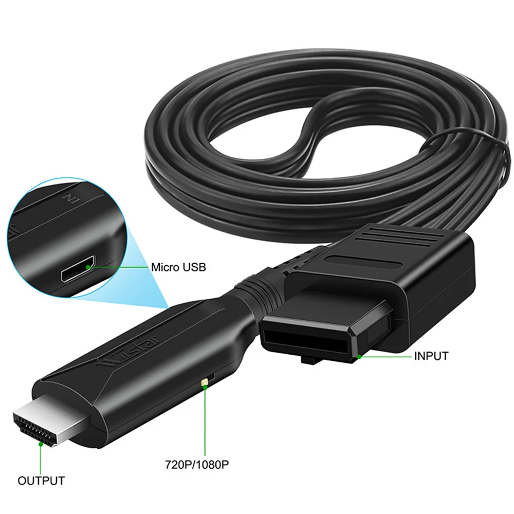 

1080P N64 To N64 Converter Adapter Cable For N64 Super SNES And NGC Game Console HD Digital Cable Converter 1