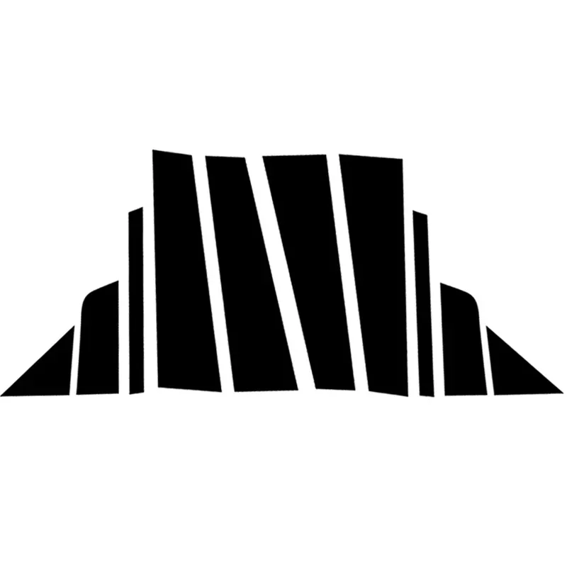 

10 шт. автомобильные стойки, набор накладок на дверное окно, наклейки на колонку B C, автоаксессуары для Chrysler 200 (4 двери) 2011-2013 2014