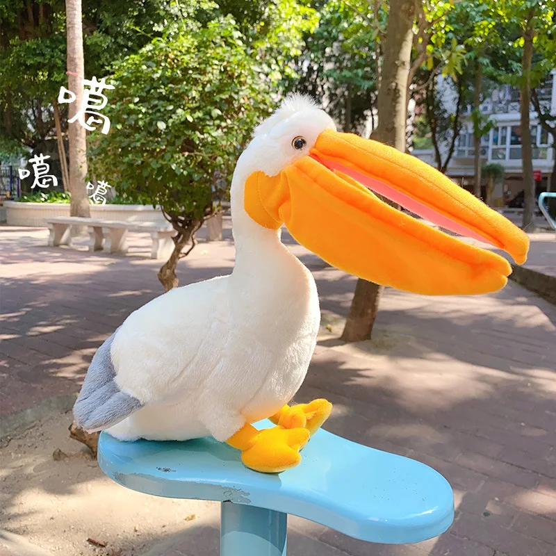 

Pelican высококачественные аниме милые плюшевые игрушки Pelecanus реалистичные животные имитация Мягкая кукла игрушки подарки для детей