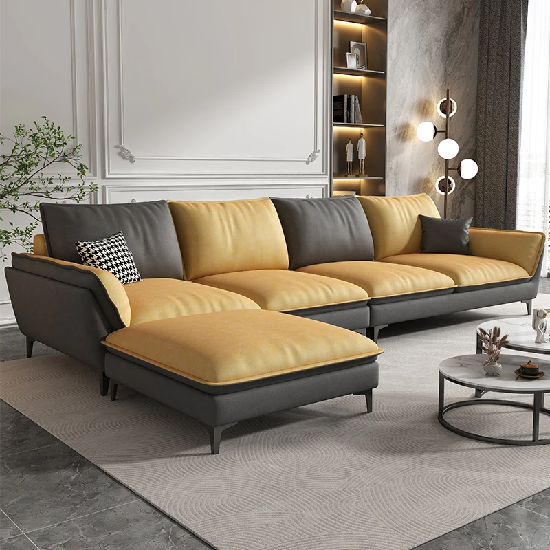 

Folding Small Sofa U Relaxing Living Room Couch Fabric Sectional Sofa Shape China Chaises Salle Manger Home Appliance MZY