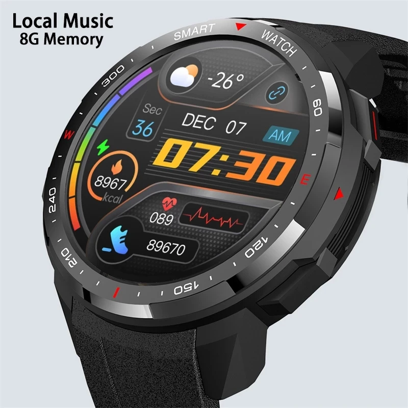 2022 New Local Music 8G Memory Men Smart Watch With Calling Men Women SmartWatch Sport Fitness Tracker for Android Samsung Apple