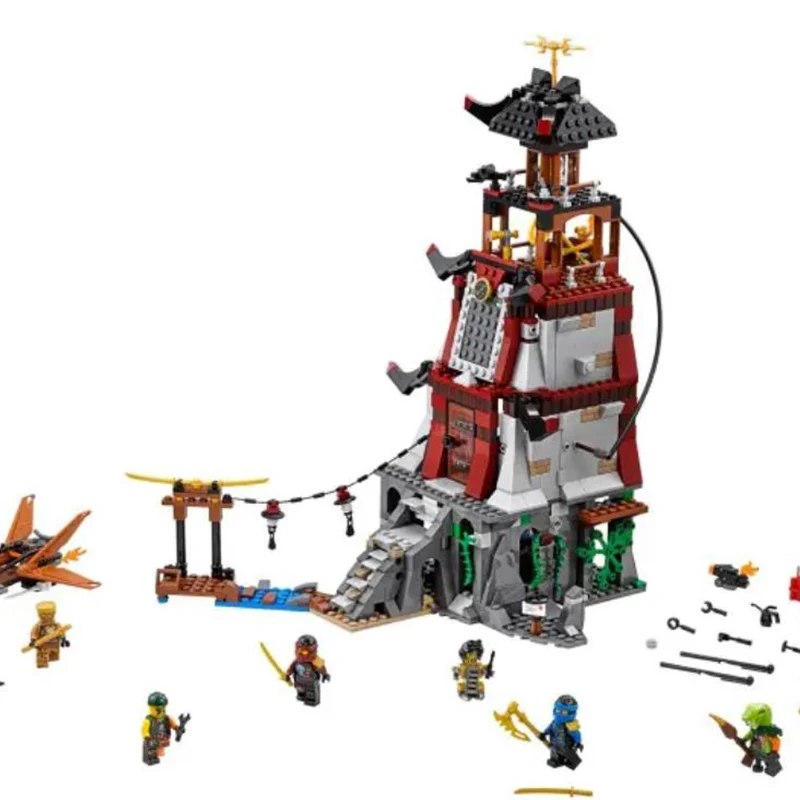 

New Sets The Lighthouse Siege Model Building Blocks 767 Pcs Bricks Birthday Gifts Toys for Children Compatible 70594