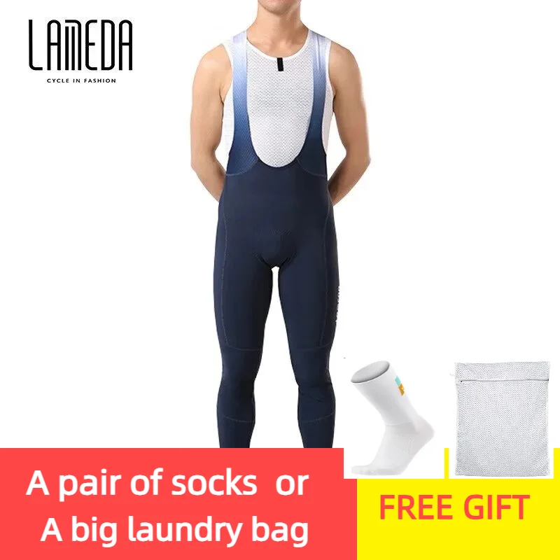 Мужские зимние велосипедные брюки LAMEDA 5-15 ℃ теплые флисовые ветрозащитные для