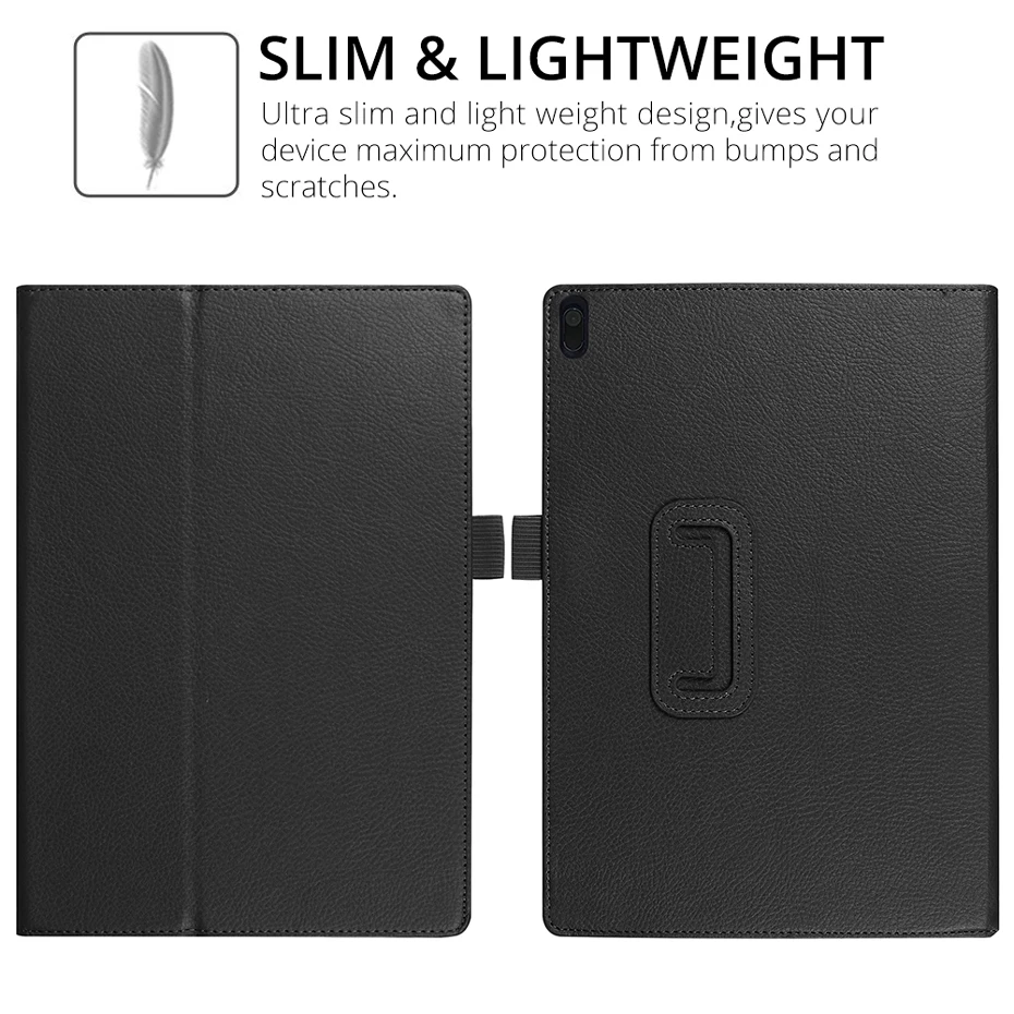 Для Lenovo M9 2023 TB-310FU Case Tab M8 HD TB-8505F 8505X 3rd 8506F чехол из искусственной кожи FHD защитный