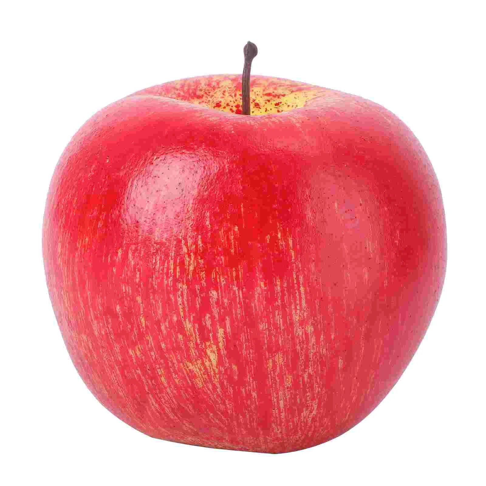 

Fruit Apple Artificial Fake Decorative Model Figurine Apples Fruits Crafts Vegetablesdecoration Decor Kitchen Lifelike Sculpture