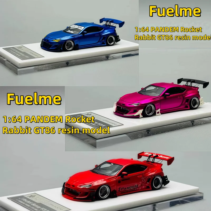 1:64 PANDEM Rocket Rabbit GT86 миниатюрная модель автомобиля из смолы украшение для взрослых