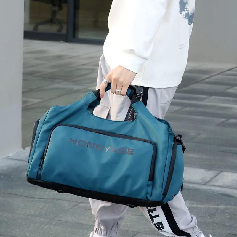 Gym Sports Bag for Women Thermal Travel Fitness Duffle Shoe Luggage Duffel Waterproof Tote Handbags Weekend Yoga Shoulder Bag