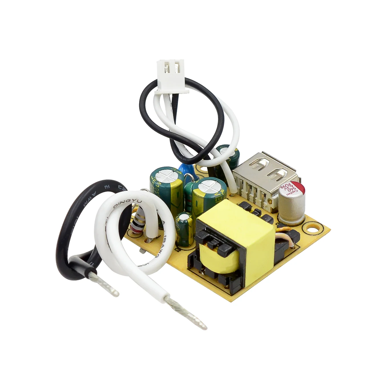 Трансформатор платы питания небольшого объема 5V2a с монтажными отверстиями