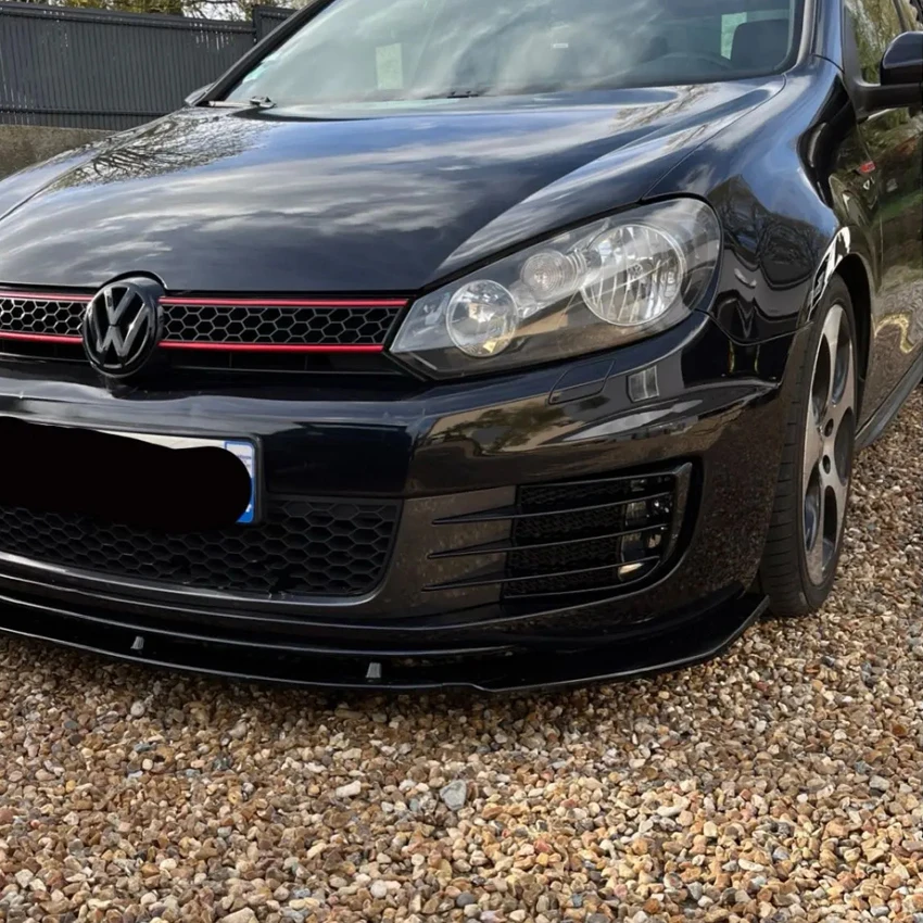 3 шт./набор автомобильные разветвители для переднего бампера Volkswagen Golf 6 MK6 GTI GTD 2009