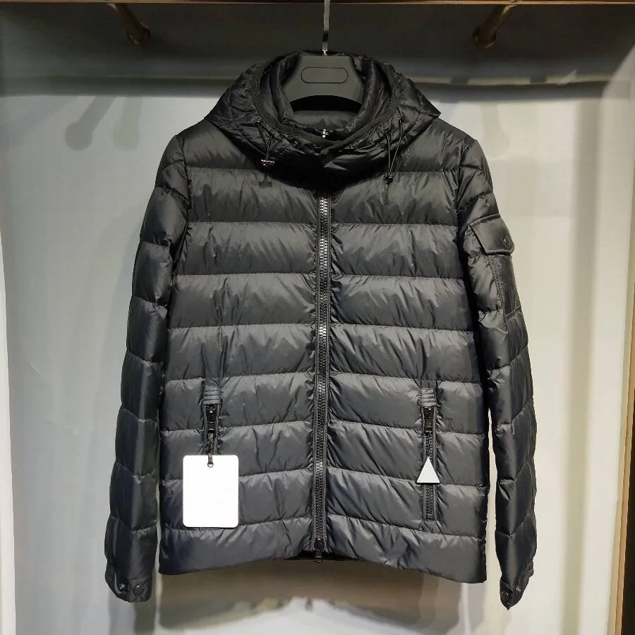 Мужской стиль Зимнее теплое пальто Классический повседневный пуховик известный