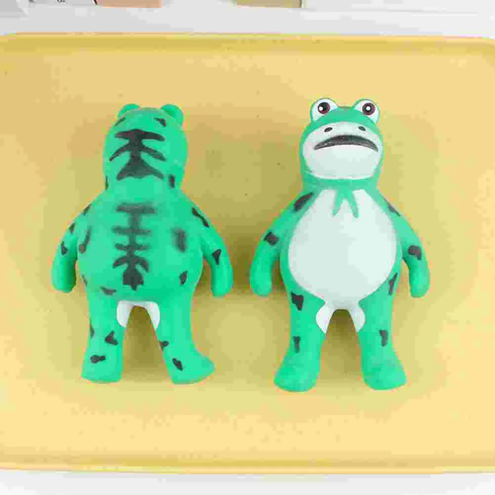 

Lovely Stretch Frog Figure Childrens Stress Funny Squeeze Frog Small Adorable Cute Compact
