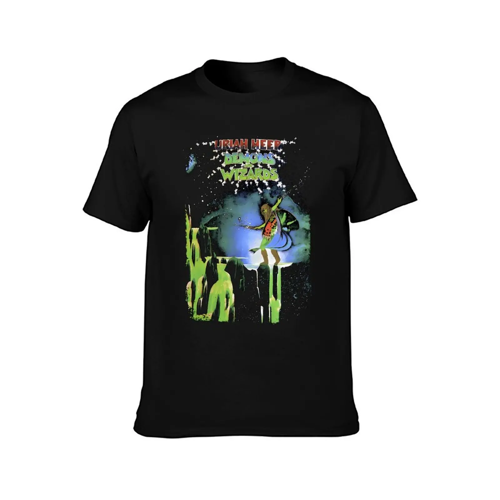 Фото Футболка Uriah Heep News Band, базовая однотонная футболка для весны и лета №2