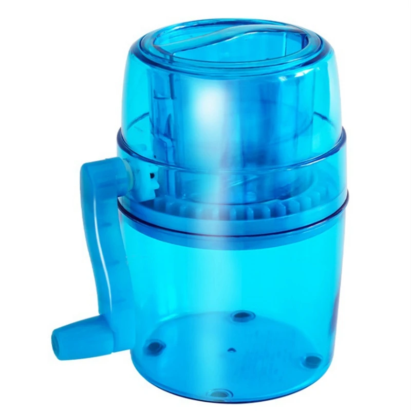 

Handle DIY Ice Manual, Multifunction Portable Ice Slush Maker,Snow Cone Smoothie Ice Block Making, Machine Ice Shaver