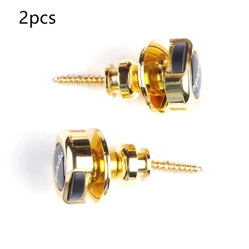 

2pcs End Pin Strap Locks Set Accessories Beginner Portable Tail Nail