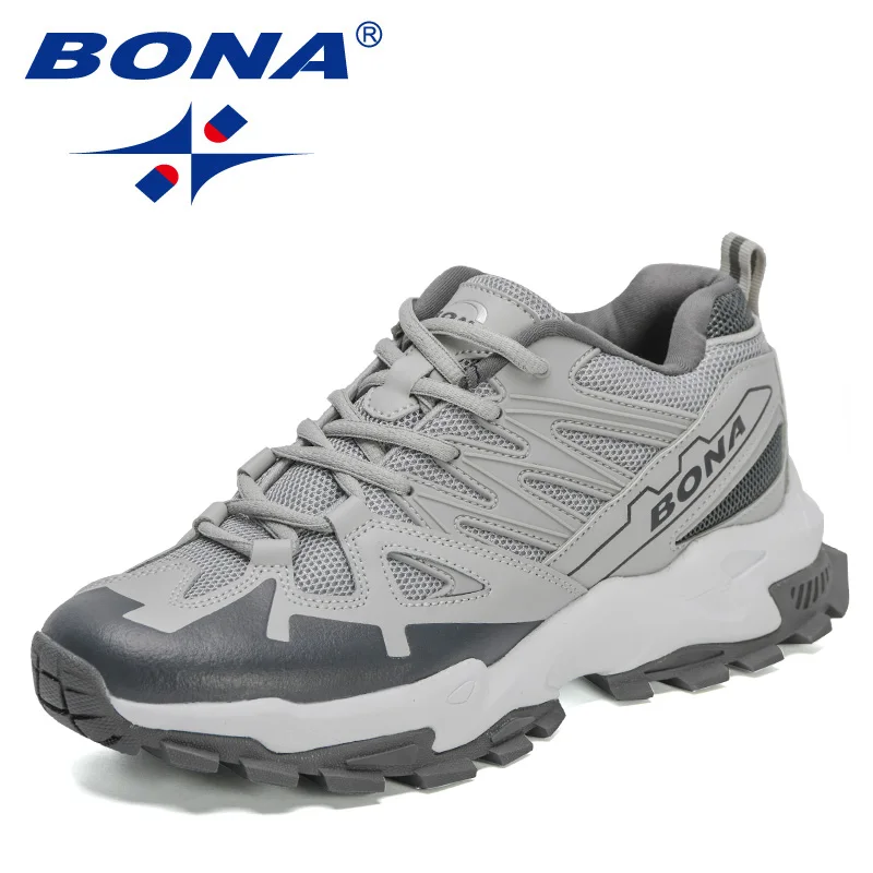 BONA 2022 New Designers  Sport Shoes Breathable Street Style Chunky Sneakers Man Comfortable Men's Casual Shoes Running Footwear