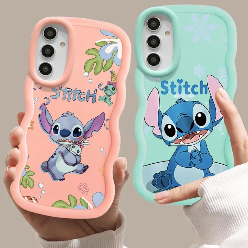 Чехол для телефона Disney Stitch Samsung Galaxy A12 A13 A04 A05s A11 A30s A50 A14 A20s A02s A03 Core A15 A21s A51 4G 5G Soft Cover