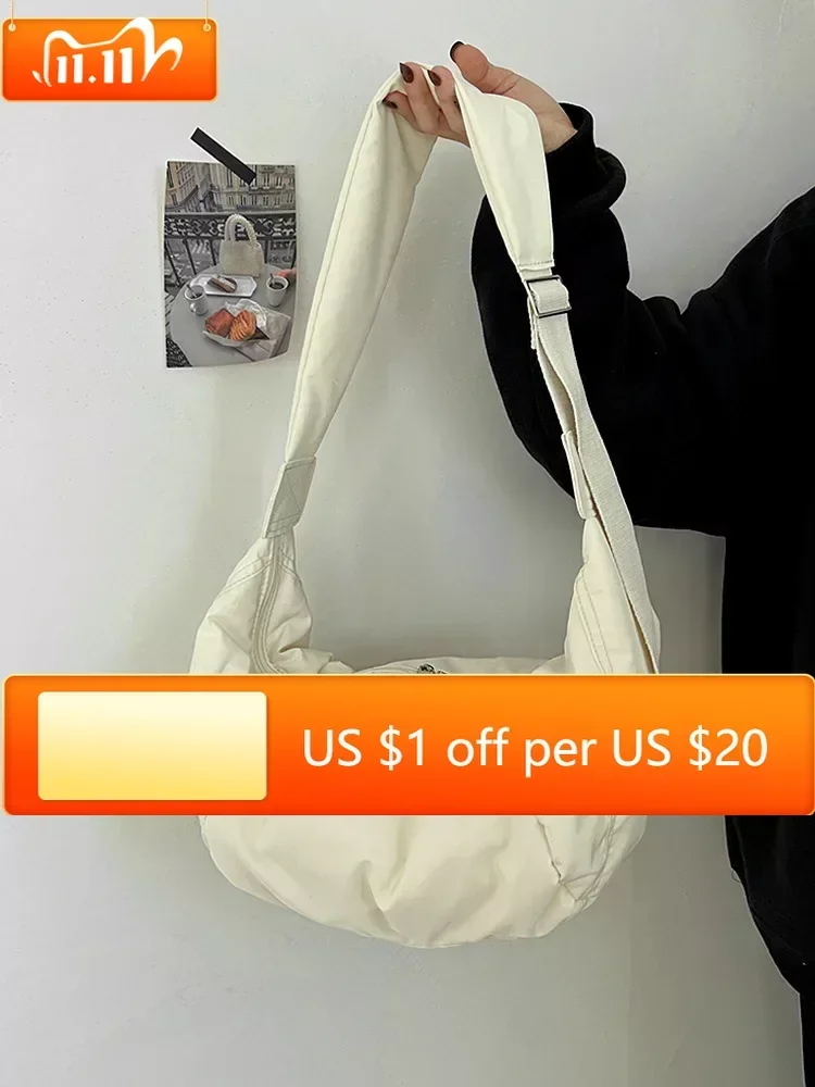 

Fashion Hobo Bags Women Large-Capacity Crossbody Dumpling Bag Down Cotton Casual Simple And Versatile Shoulder Bag