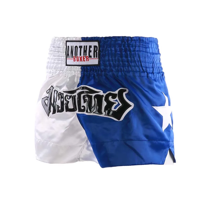 

Muay Thai Children Shorts Adults Men Women Patchwork High Quality Boxing Trunks Fight Combat Training Professional Thai Pants