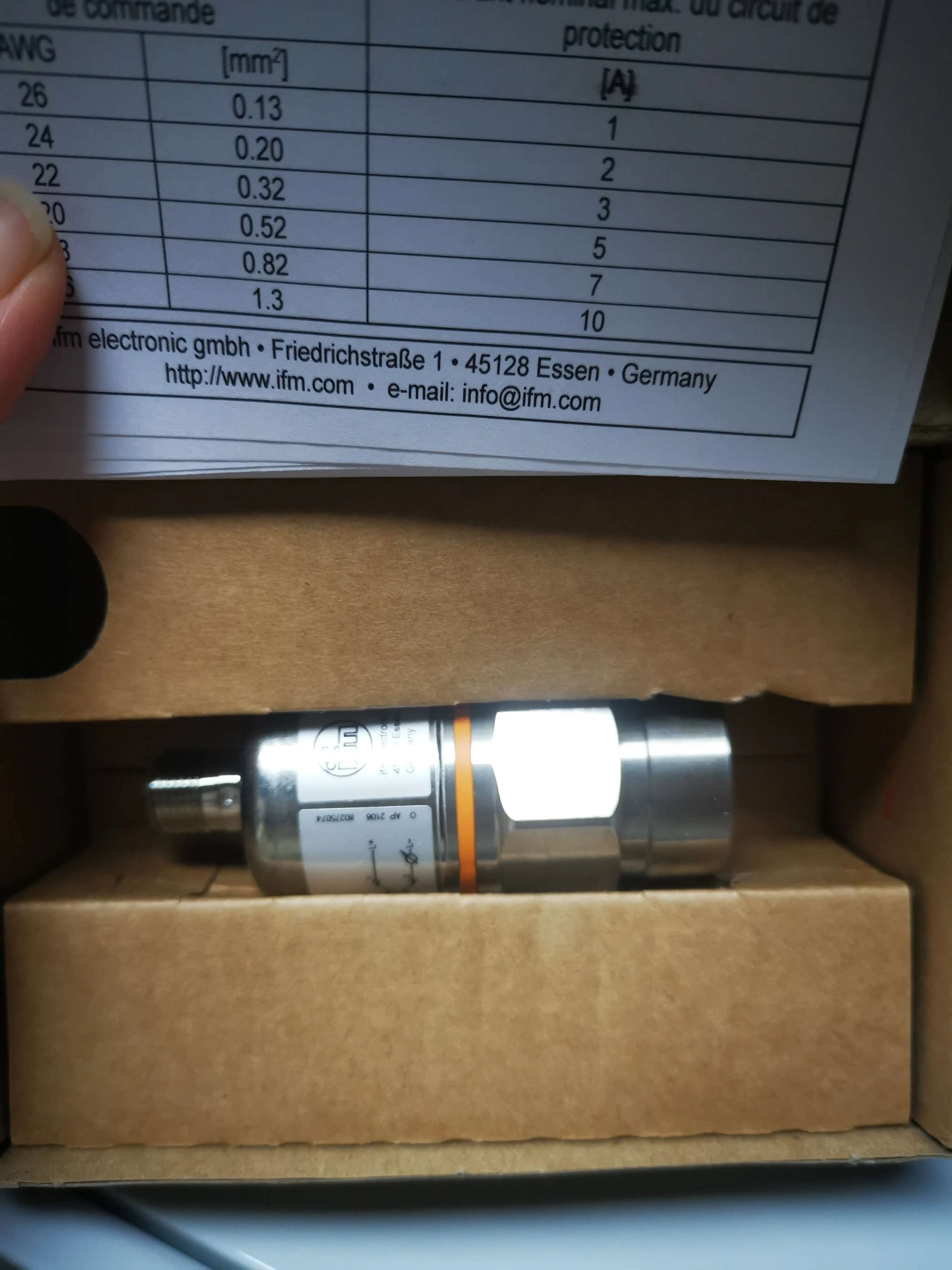 

Оригинальный датчик давления IFM pa3228
