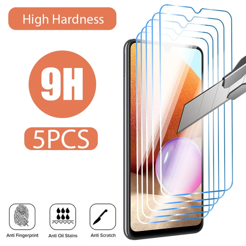 

5PCS Protective Glass For Samsung Galaxy A13 A52 A53 A33 A32 A73 5G Screen Protector on Samsung A52S A21S A51 50 A72 A71 Glass