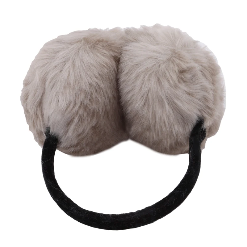 

Winter Earmuff Imitation Rabbit Women Fur Earmuffs Winter Ear Warmers Large Plush Girls And Boys Ear Warmers Earmuffs