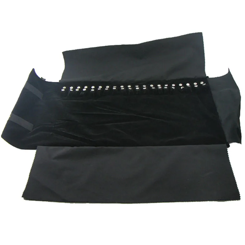 

Jewelry Nylon Roll Organizer Bag Necklace Bracelet Carrying Case Display Holder