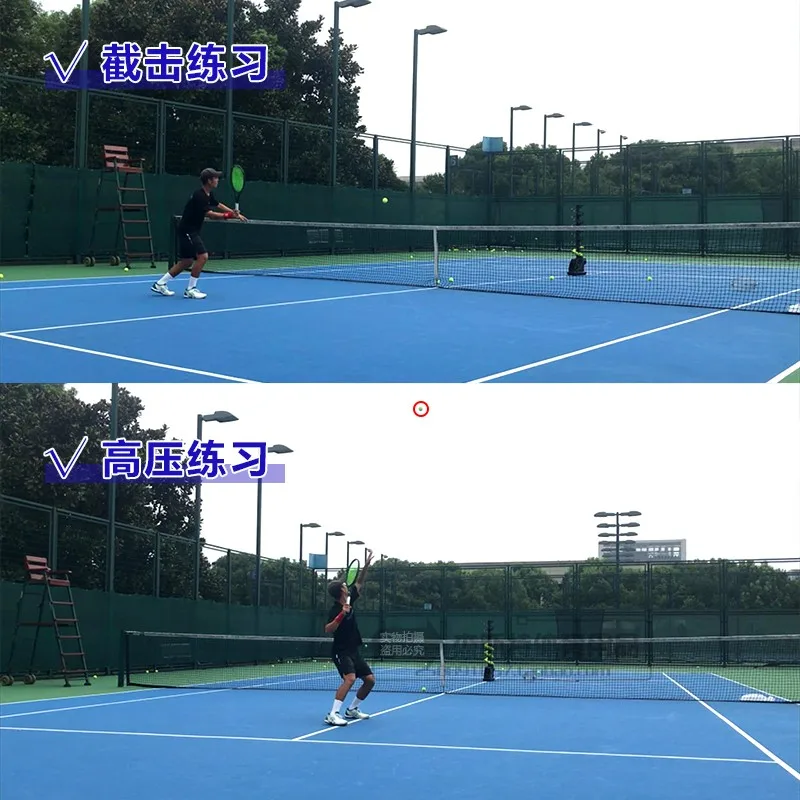 Новинка 2024 портативный тренажер для тенниса метания и подачи мячей одного игрока