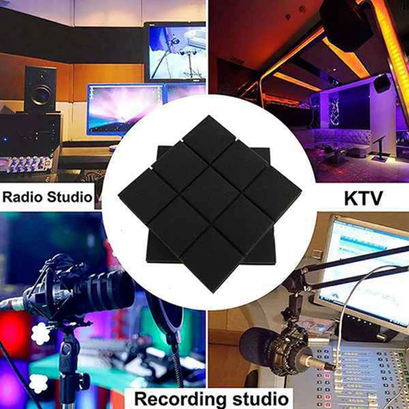 24-пакетовые грибные акустические пенопластовые панели самоклеящиеся