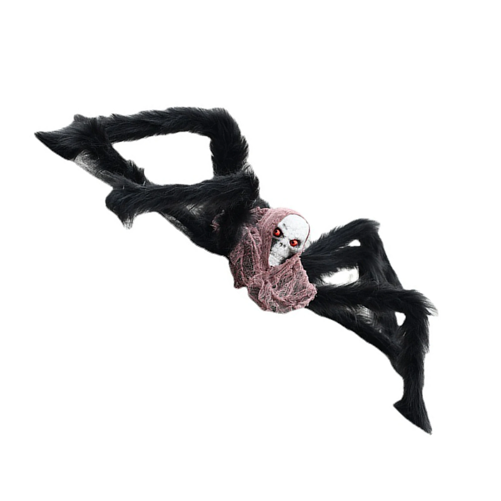 

Furry Big Spider Toys Giant Spider Web Creative Fashion Halloween Party Decor for Flat Dormitory Decoration