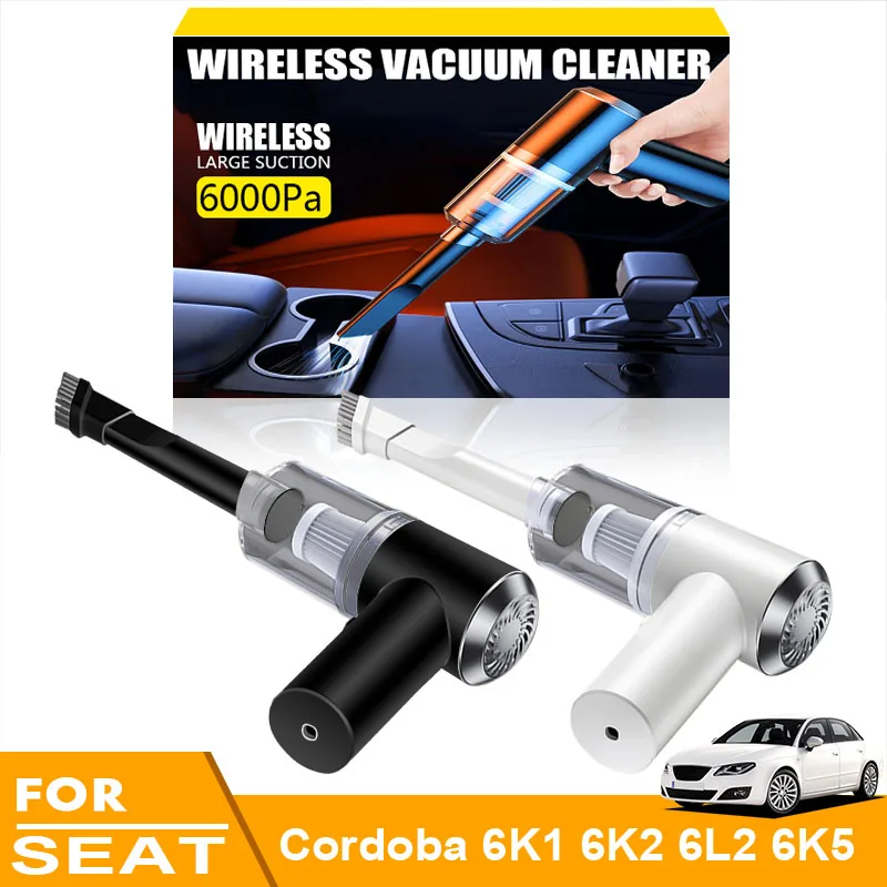 

Car Cordless Vacuum Cleaner for Car Cleaning Automotive Products Auto Goods Home Appliance For SEAT Cordoba 6K1 6K2 6L2 6K5