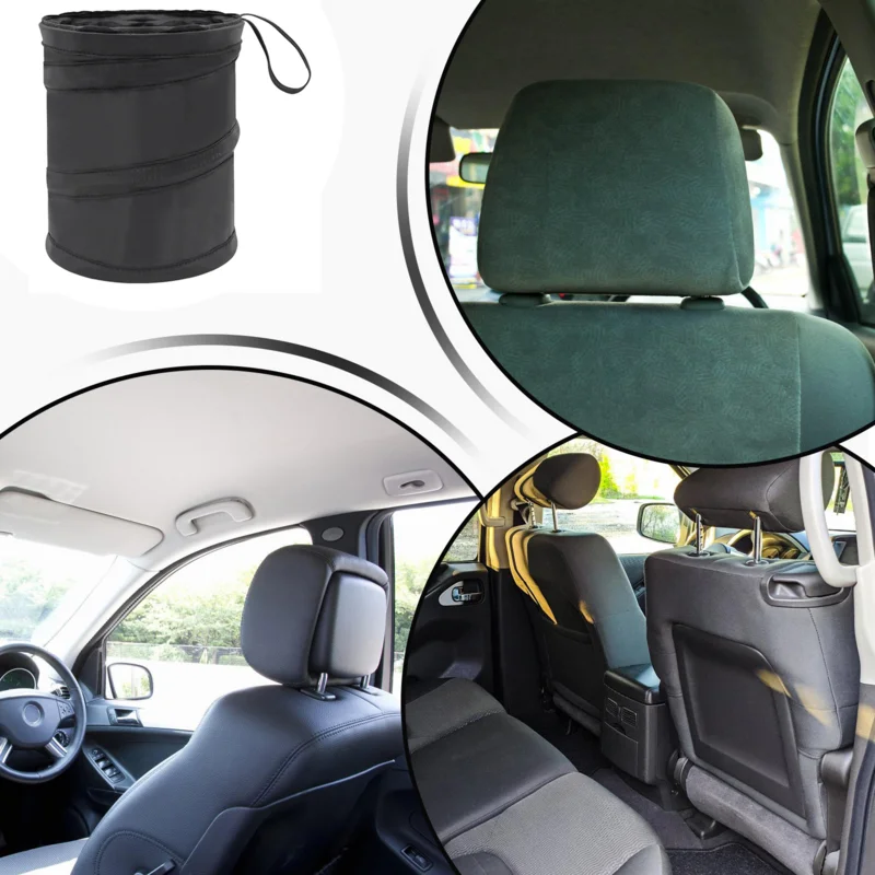 Складная Автомобильная корзина для мусора сумка на заднее сиденье автомобиля