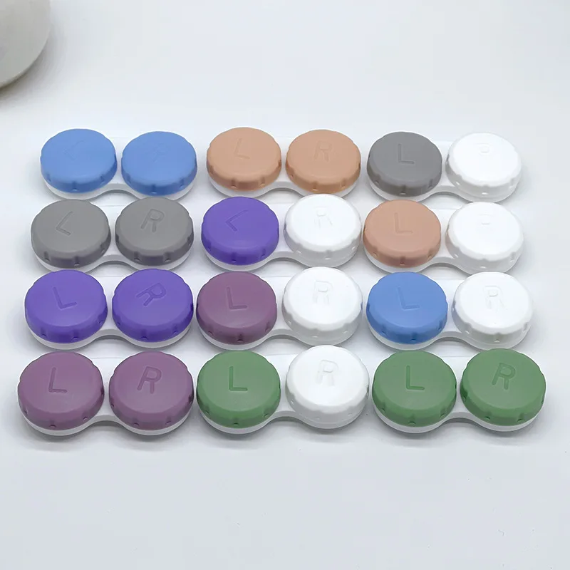 

Mini Contact Lens Case Girl Women Contact Lenses Box Eyes Contact Lens Container Travel Kit Holder Cosmatic Refillable Bottles