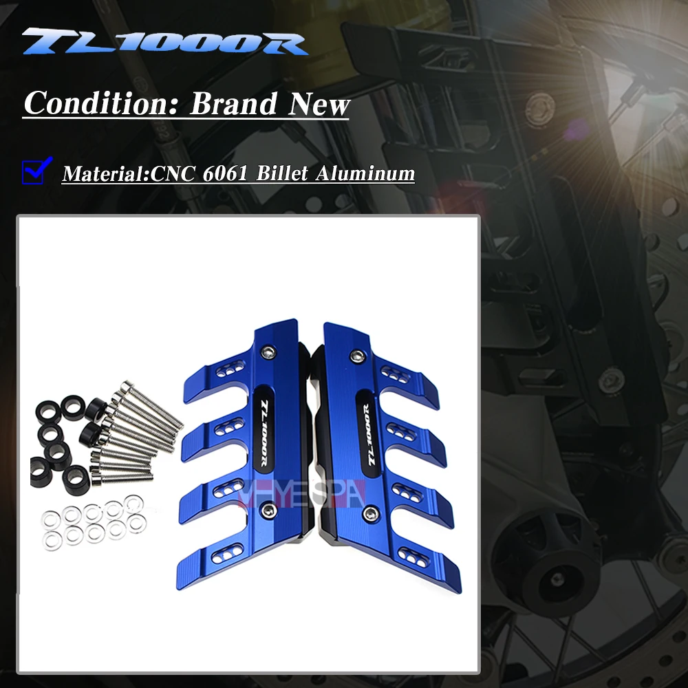 

Motorcycle Front Fender Side Protection Guard Mudguard Sliders For Suzuki TL1000R TL 1000R Accessories universal