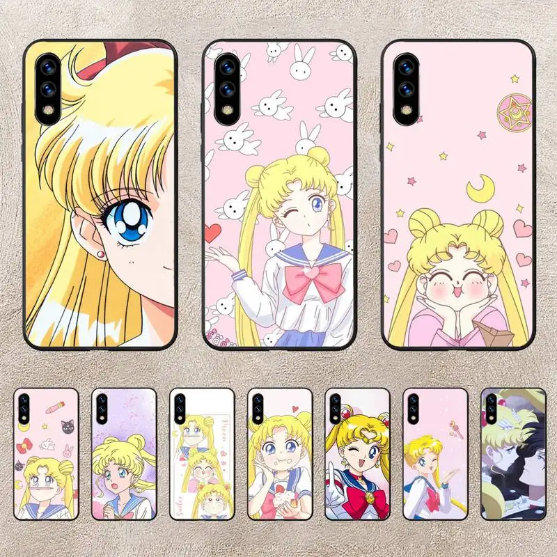 

Cartoon Sailors Moons Phone Case For Huawei G7 G8 P7 P8 P9 P10 P20 P30 Lite Mini Pro P Smart Plus Cove Fundas
